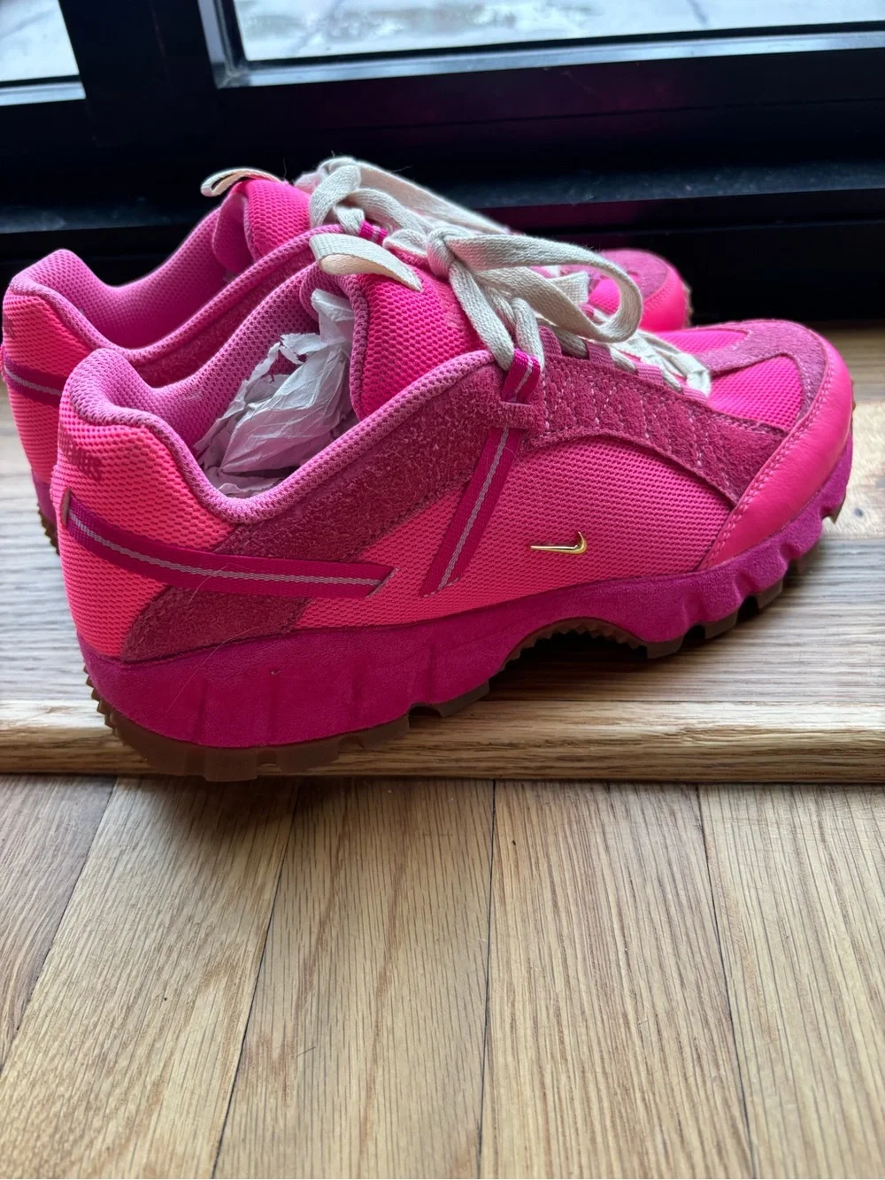 Hot Pink Jacquemus x Nike Women's Athletic Sneakers